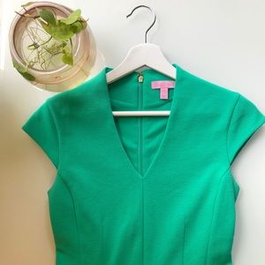 Lily Pullitzer Brielle Cap Sleeves Fit Flare Dress